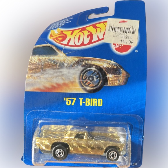 🎈2/$30 - Hot Wheels 1760 ‘57 T-Bird - Gleam Team Gold Stylized Chrome - Picture 1 of 4